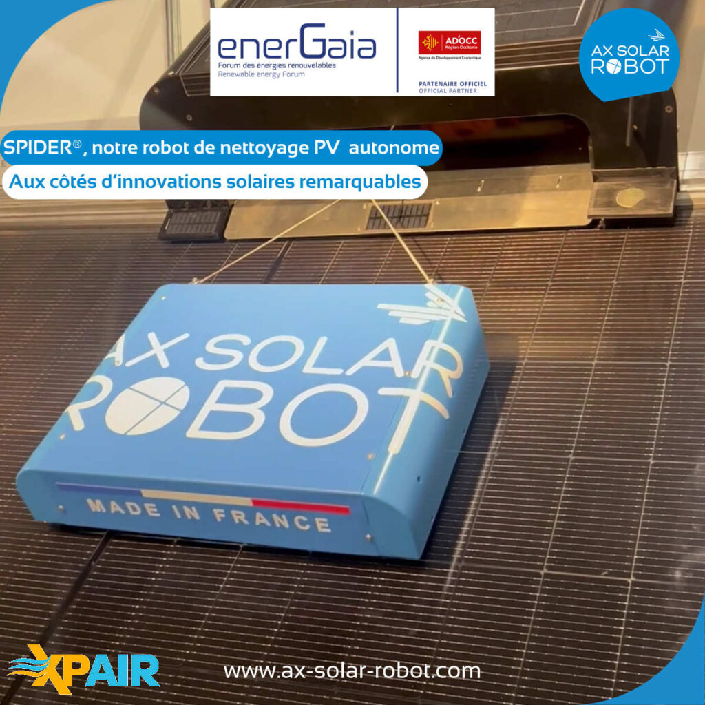 Le Spider en démonstrationau salon Energaia 2025
